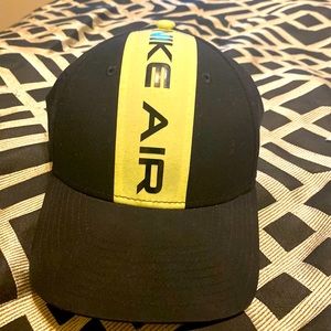 Nike lime green and black cap